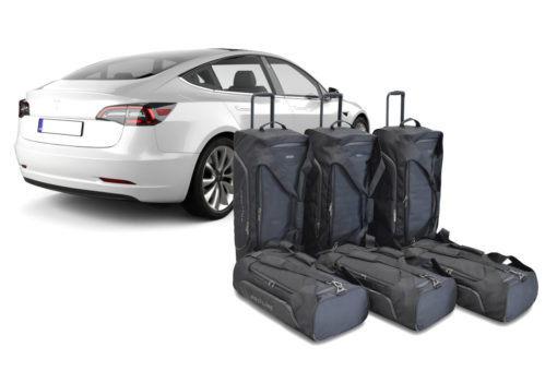 Pack de 6 sacs de voyage sur-mesure pour Tesla Model 3 (depuis 2018) - Gamme Pro.Line