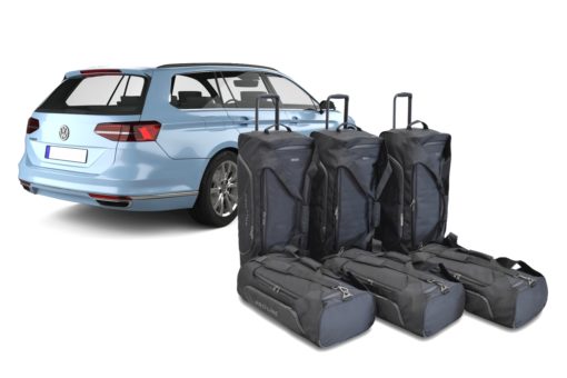 Pack de 6 sacs de voyage sur-mesure pour Volkswagen Passat Variant (B8) (depuis 2014) - Gamme Pro.Line