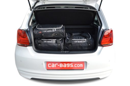 Pack de 4 sacs de voyage sur-mesure pour Volkswagen Polo V (6R - 6C) (de 2009 à 2017) - Gamme Classique