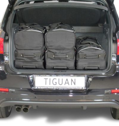 Pack de 6 sacs de voyage sur-mesure pour Volkswagen Tiguan (5N) (de 2007 à 2015) - Gamme Classique
