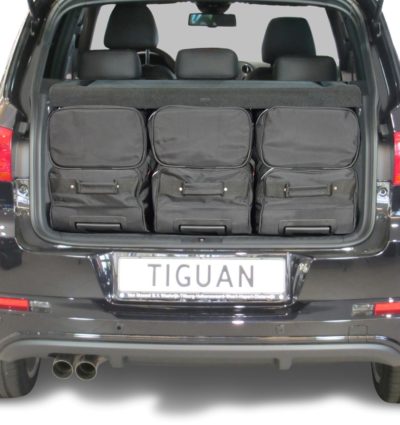 Pack de 6 sacs de voyage sur-mesure pour Volkswagen Tiguan (5N) (de 2007 à 2015) - Gamme Classique