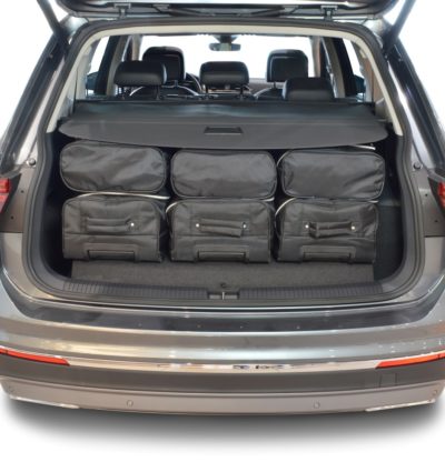 Pack de 6 sacs de voyage sur-mesure pour Volkswagen Tiguan II Allspace (depuis 2015) - Gamme Classique