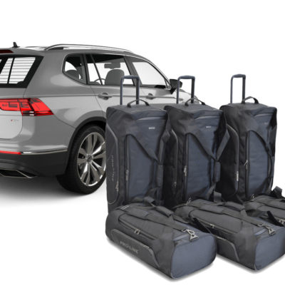 Pack de 6 sacs de voyage sur-mesure pour Volkswagen Tiguan II Allspace (depuis 2015) - Gamme Pro.Line