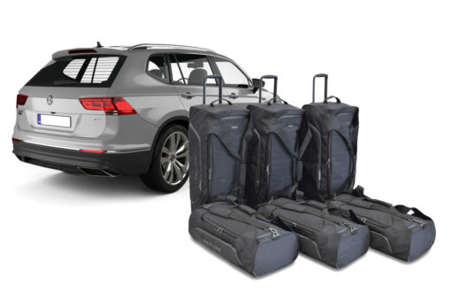 Pack de 6 sacs de voyage sur-mesure pour Volkswagen Tiguan II Allspace (depuis 2015) - Gamme Pro.Line