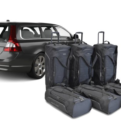 Pack de 6 sacs de voyage sur-mesure pour Volvo V70 (P24) (de 2007 à 2016) - Gamme Pro.Line