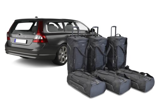Pack de 6 sacs de voyage sur-mesure pour Volvo V70 (P24) (de 2007 à 2016) - Gamme Pro.Line
