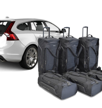 Pack de 6 sacs de voyage sur-mesure pour Volvo V60 I (de 2010 à 2018) - Gamme Pro.Line