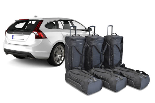 Pack de 6 sacs de voyage sur-mesure pour Volvo V60 I (de 2010 à 2018) - Gamme Pro.Line