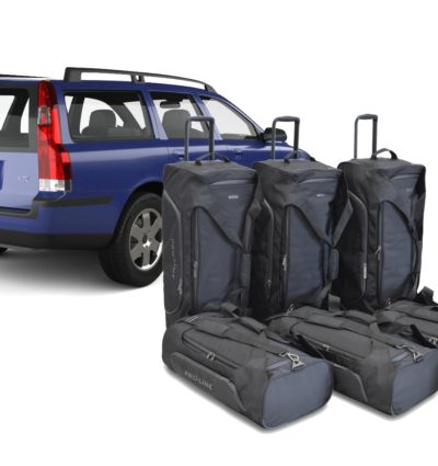 Pack de 6 sacs de voyage sur-mesure pour Volvo V70 (P26) (de 2000 à 2007) - Gamme Pro.Line