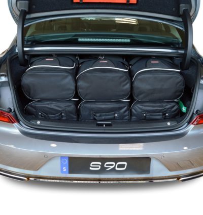 Pack de 6 sacs de voyage sur-mesure pour Volvo S90 II (depuis 2016) - Gamme Classique