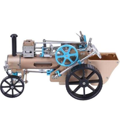 Voiture à vapeur miniature complète en kit - Maquette technique motorisée de 350 pièces