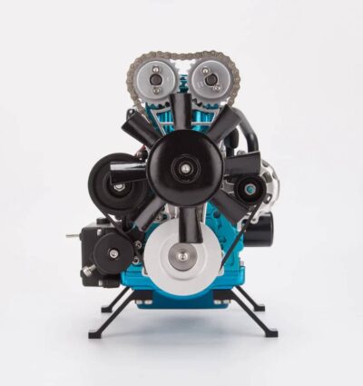 Moteur miniature 4 cylindres L4 Turbocompressé complet en kit - Maquette technique motorisée de 364 pièces