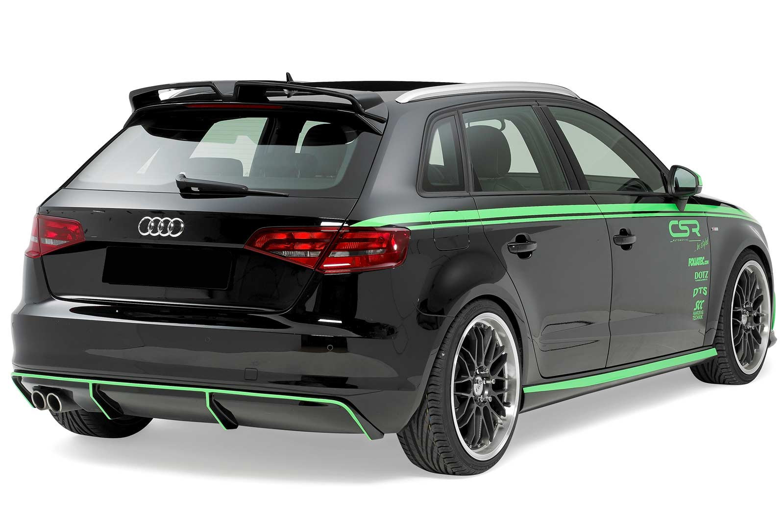 Becquet / Aileron RC8 pour Audi A3 8V 3 et 5 portes (depuis 2012)