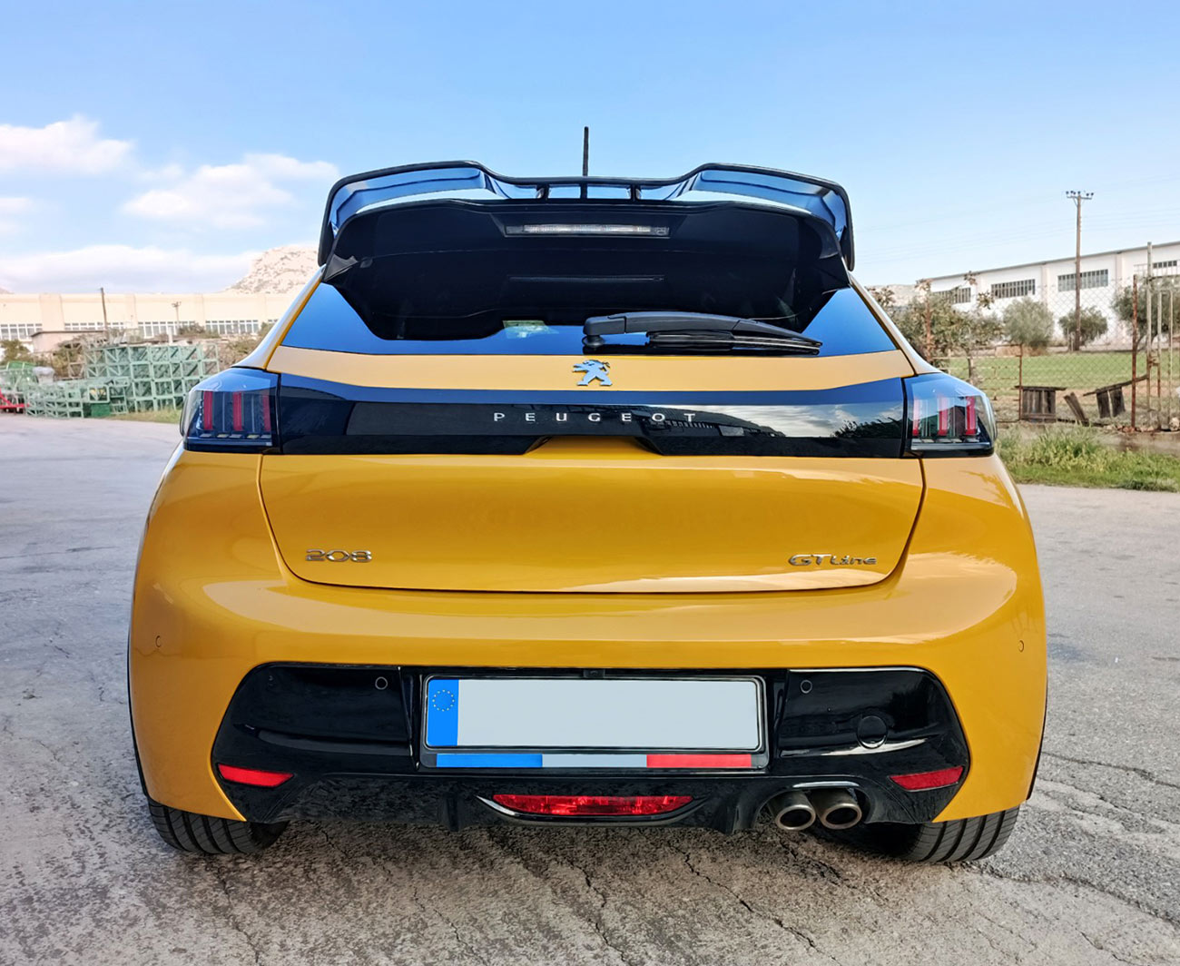 Aileron / Becquet RC8 pour Peugeot 208 mk2 GT/GT Line (depuis 2019)
