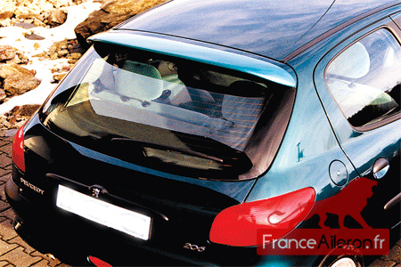 Becquet V4 pour Peugeot 206 et 206+