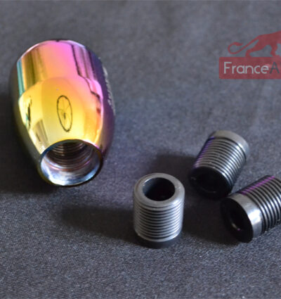 Pommeau de levier de vitesse racing en aluminium caméléon (5 vitesses + R)-477