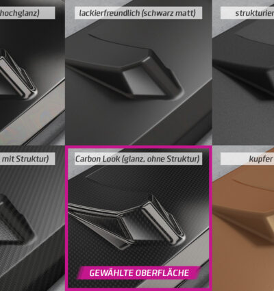 Paupières de phares arrières (la paire) pour Mercedes Benz Classe A W177  (depuis 2018) - Fabriqué en ABS glossy (Noir brillant)