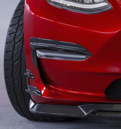 Enjoliveur de prise d'air pour Tesla Model 3 toutes carrosseries (depuis 2017) - Fabriqué en ABS (6 finitions au choix)