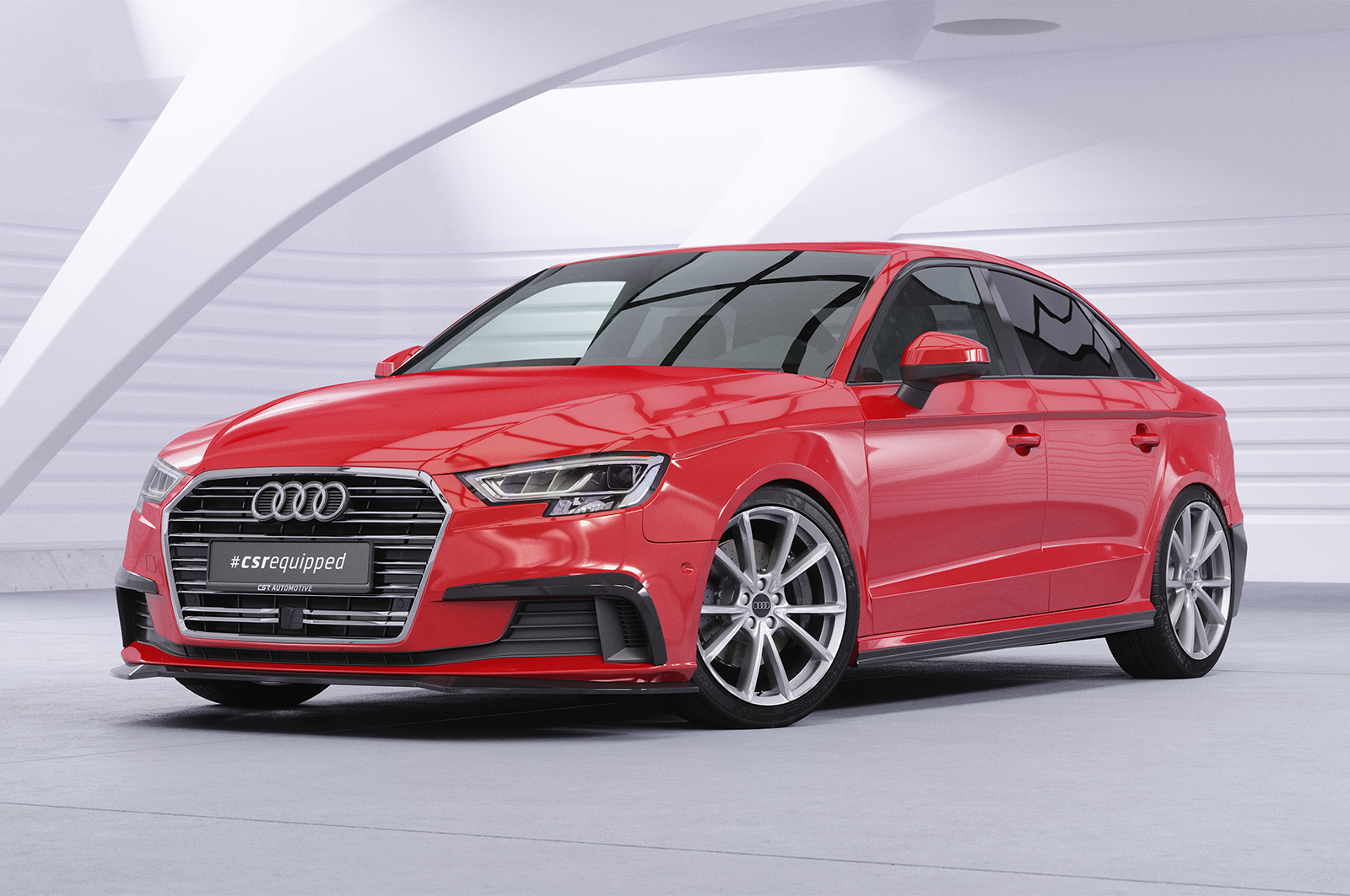 Enjoliveur de prise d'air pour Audi A3 8V berline et cabriolet (facelift) (2016-2020) - Fabriqué en ABS (6 finitions au choix)