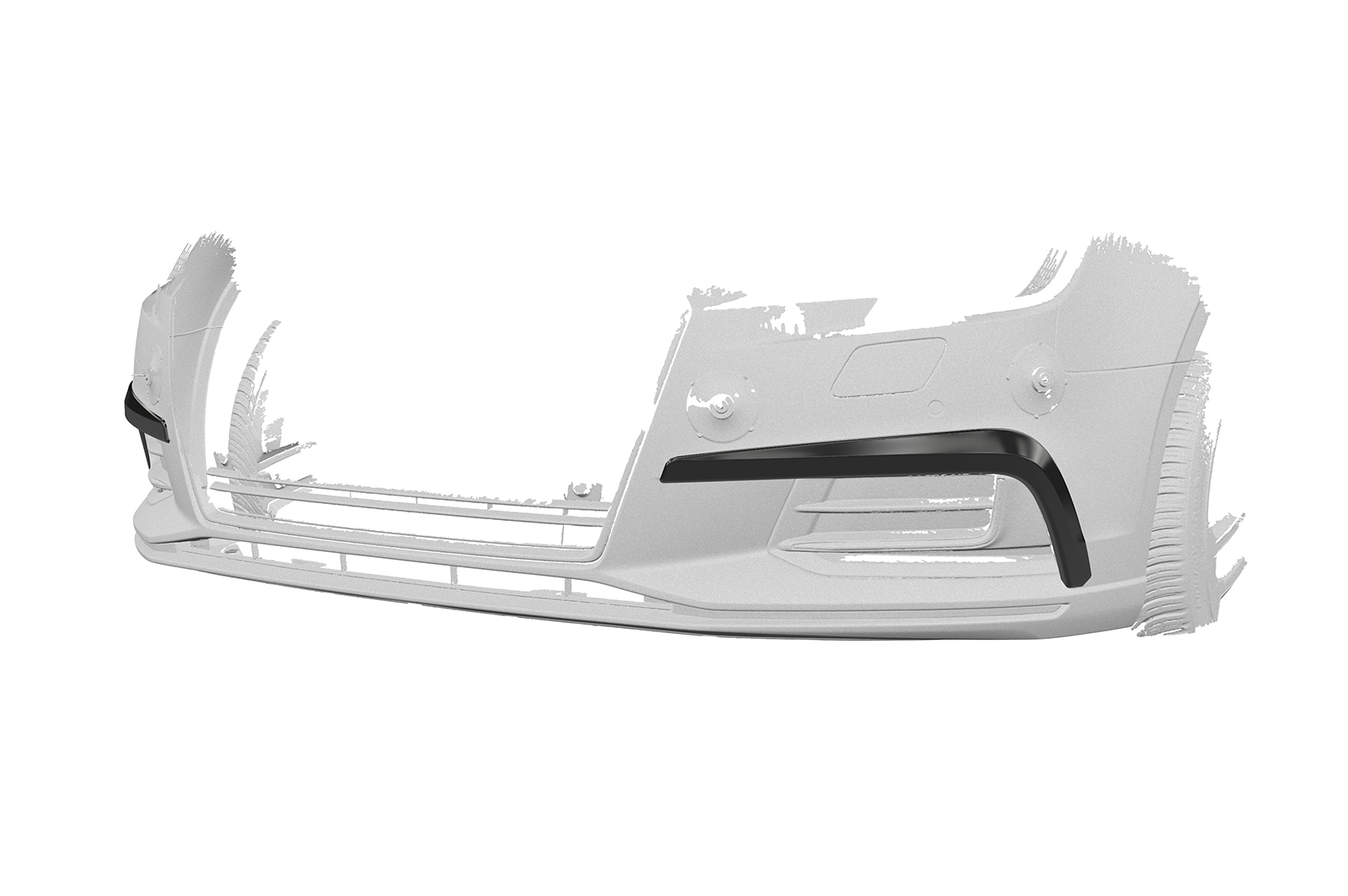 Enjoliveur de prise d'air pour Audi A3 8V berline et cabriolet (facelift) (2016-2020) - Fabriqué en ABS (6 finitions au choix)