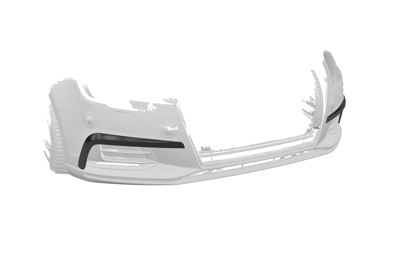 Enjoliveur de prise d'air pour Audi A3 8V berline et cabriolet (facelift) (2016-2020) - Fabriqué en ABS (6 finitions au choix)