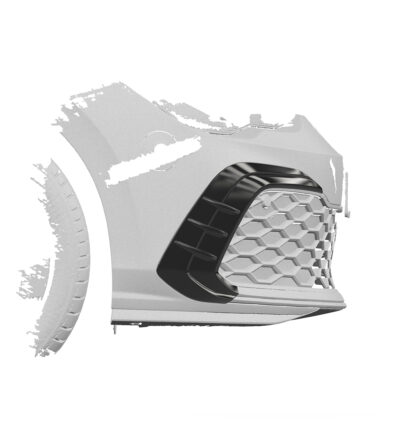 Enjoliveur de prise d'air pour VW Golf 8 GTI / GTD / GTE et R-Line (2019-2024) - Fabriqué en ABS (6 finitions au choix)