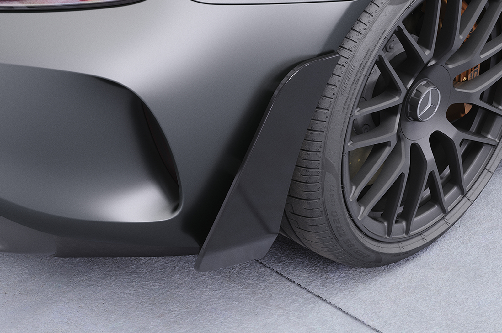 Lame latérale / Garde-boue pour Mercedes Benz AMG GT (190) toutes carrosseries (03/2017-12/2021) - Fabriqué en ABS (6 finitions au choix)