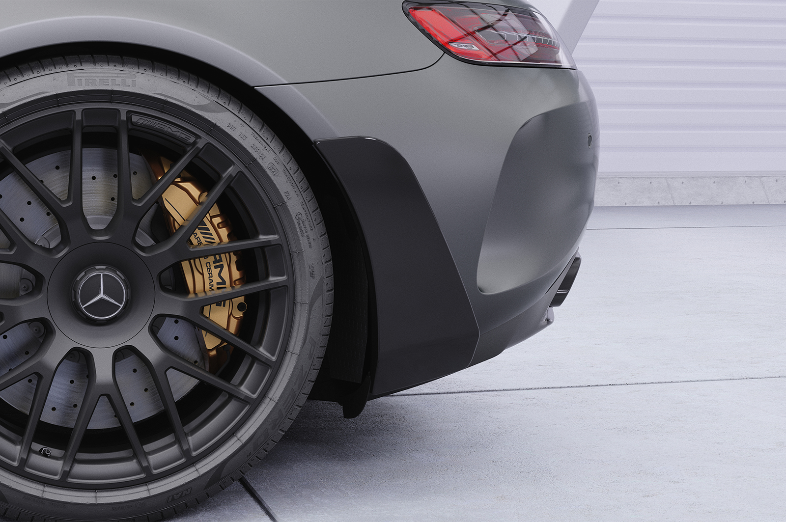 Lame latérale / Garde-boue pour Mercedes Benz AMG GT (190) toutes carrosseries (03/2017-12/2021) - Fabriqué en ABS (6 finitions au choix)