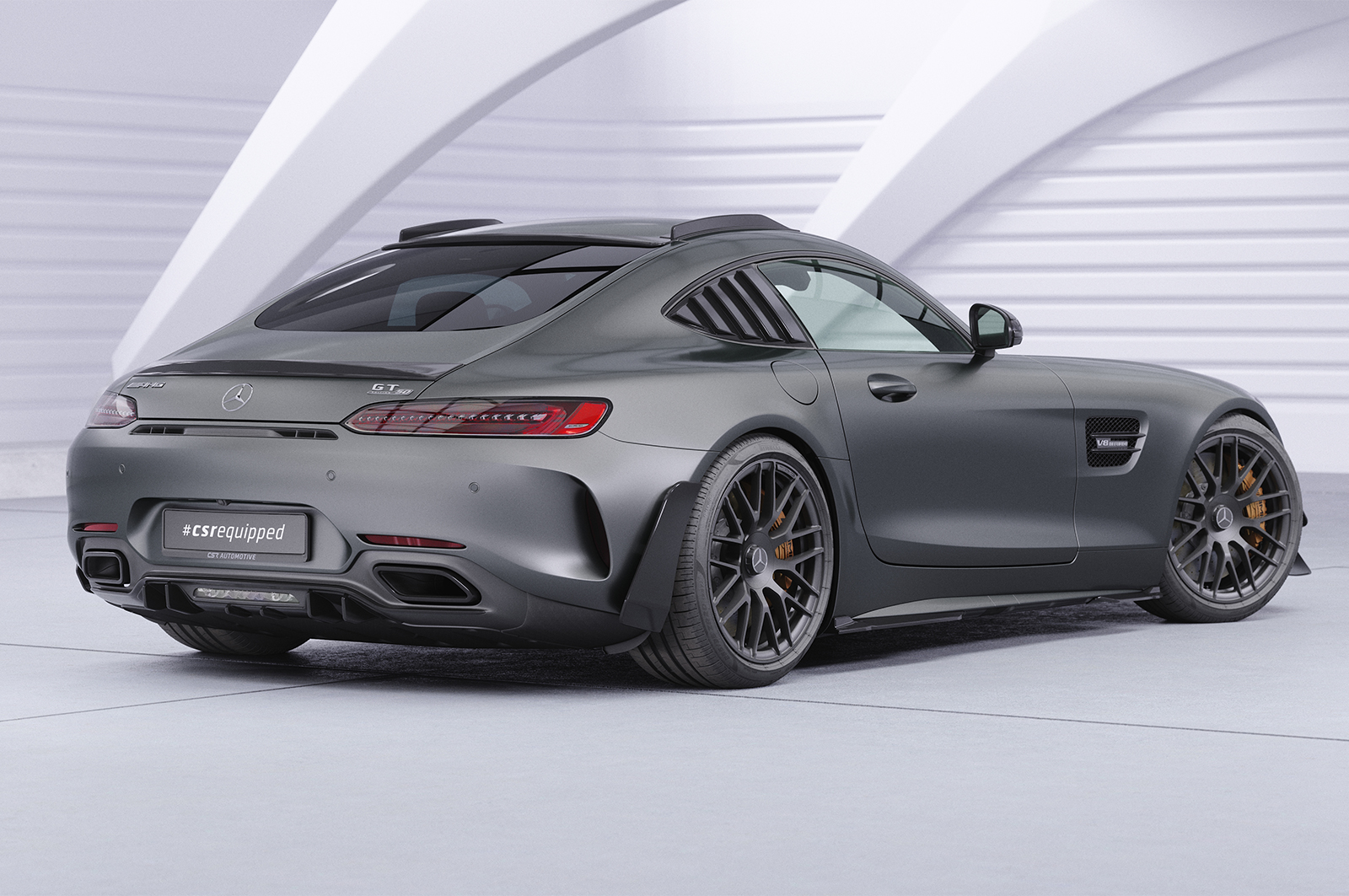 Lame latérale / Garde-boue pour Mercedes Benz AMG GT (190) toutes carrosseries (03/2017-12/2021) - Fabriqué en ABS (6 finitions au choix)