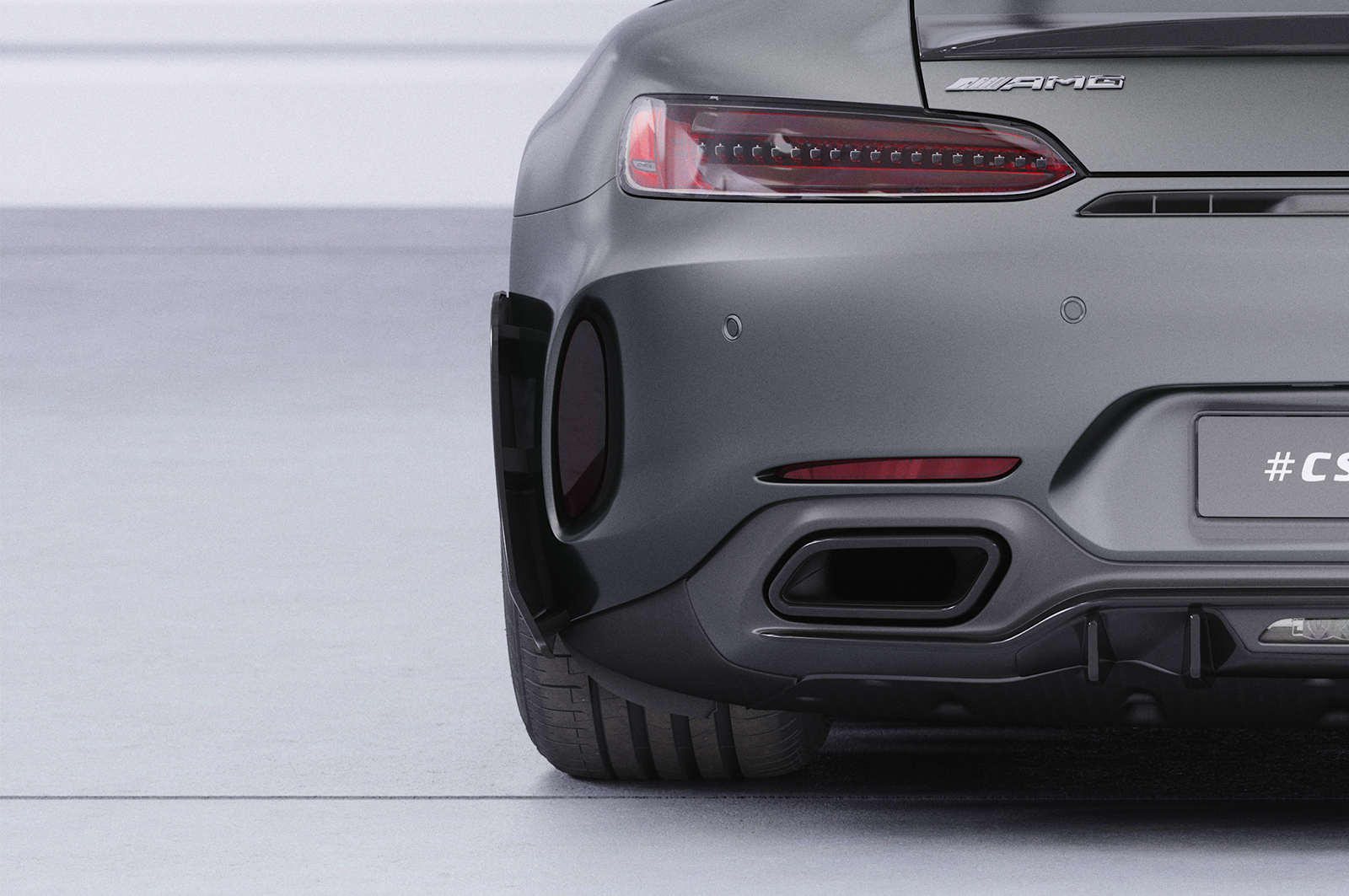 Lame latérale / Garde-boue pour Mercedes Benz AMG GT (190) toutes carrosseries (03/2017-12/2021) - Fabriqué en ABS (6 finitions au choix)