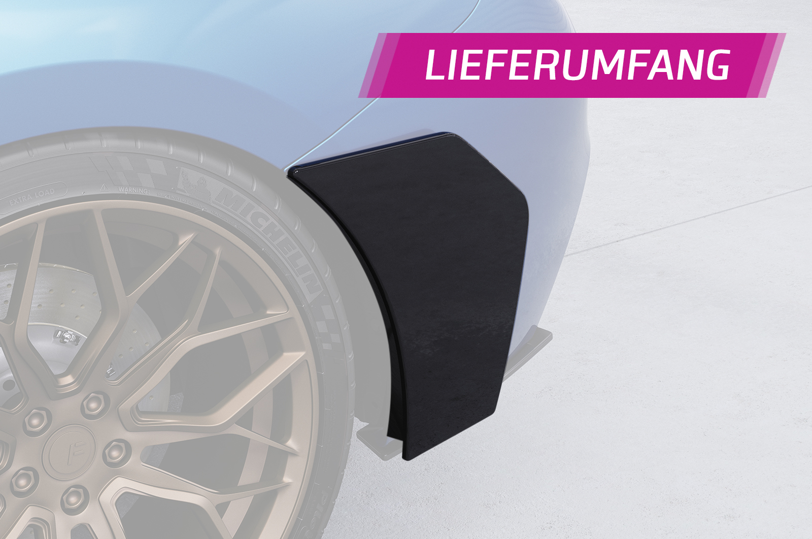 Lame latérale / Garde-boue pour BMW Série 2 F22 / F23 Pack M (2013-2021) - Fabriqué en ABS (6 finitions au choix)