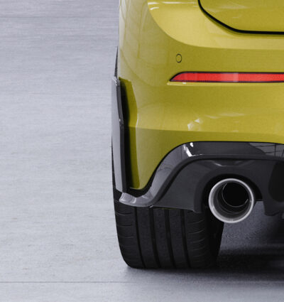 Lame latérale / Garde-boue pour VW Golf 8 (Typ AU) GTI / GTD / GTE / R-Line (2020-2024) - Fabriqué en ABS (6 finitions au choix)