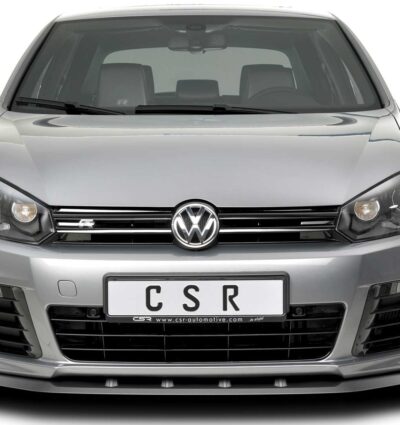 Lame de parechoc avant pour VW Golf 6 R (12/2009-10/2012) - Fabriqué en ABS (6 finitions au choix)