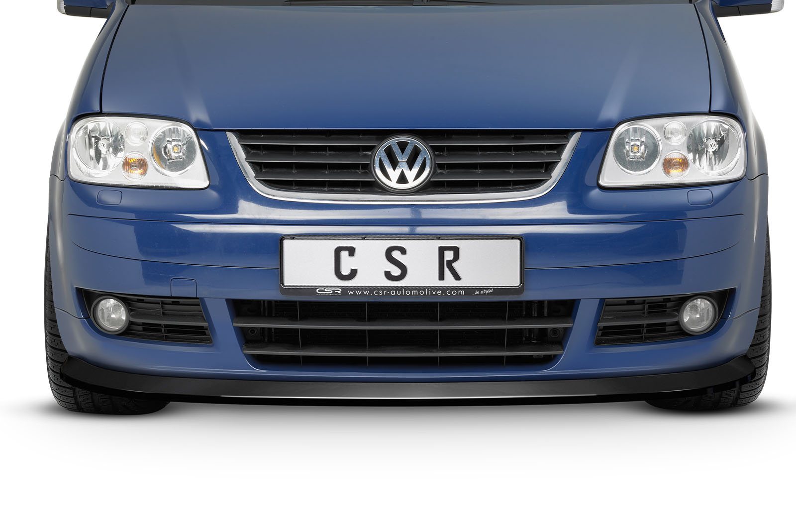 Lame de parechoc avant pour VW Touran (Typ 1T) toutes carrosseries (2003-2006) - Fabriqué en ABS (6 finitions au choix)