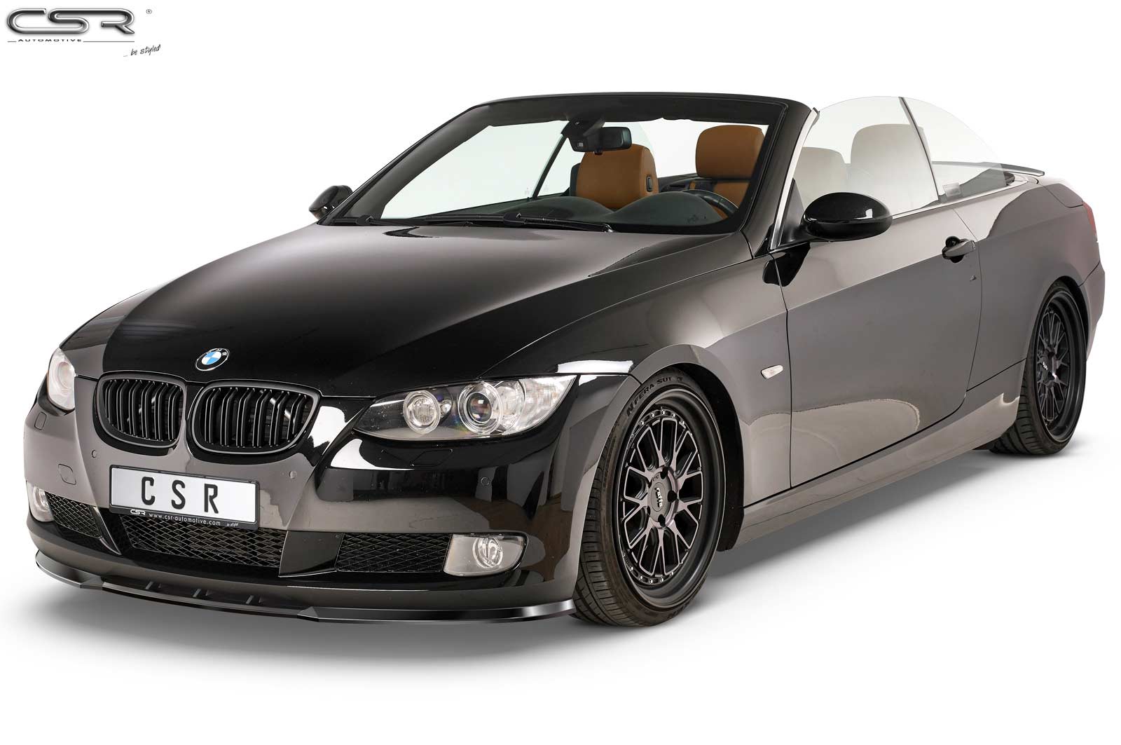 Lame de parechoc avant pour BMW Série 3 E92 / E93 coupé et cabriolet (06/2006-02/2010) - Fabriqué en ABS (6 finitions au choix)