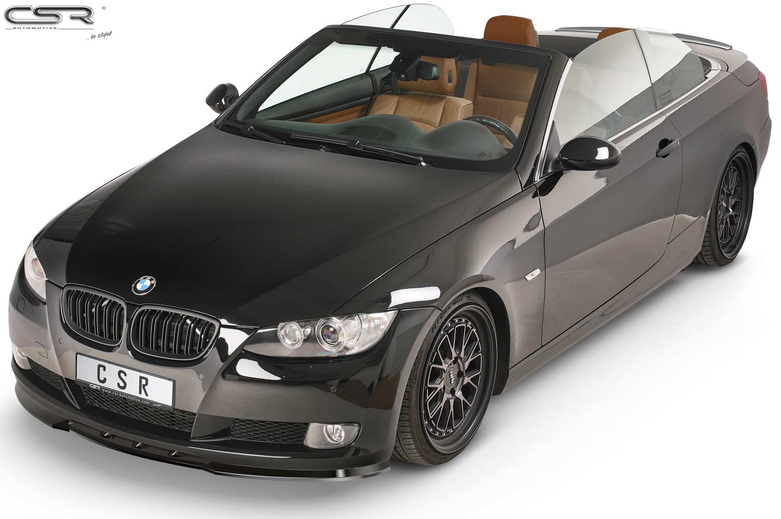 Lame de parechoc avant pour BMW Série 3 E92 / E93 coupé et cabriolet (06/2006-02/2010) - Fabriqué en ABS (6 finitions au choix)
