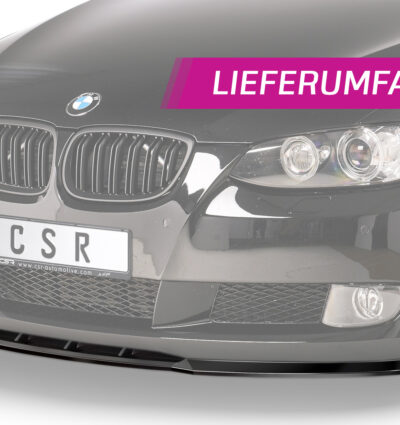 Lame de parechoc avant pour BMW Série 3 E92 / E93 coupé et cabriolet (06/2006-02/2010) - Fabriqué en ABS (6 finitions au choix)