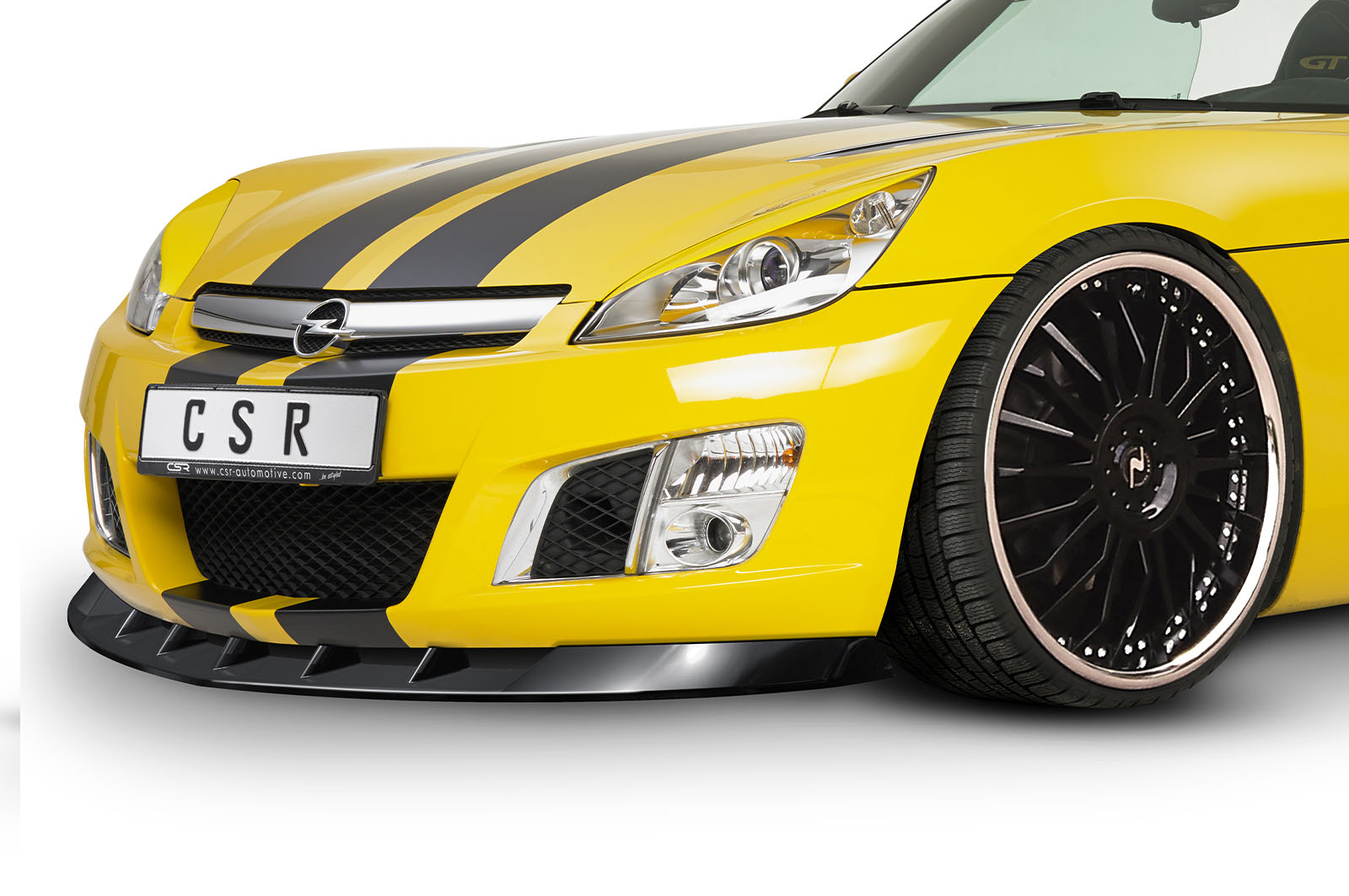 Lame de parechoc avant pour Opel GT Roadster toutes carrosseries (2007-2009) - Fabriqué en ABS (6 finitions au choix)