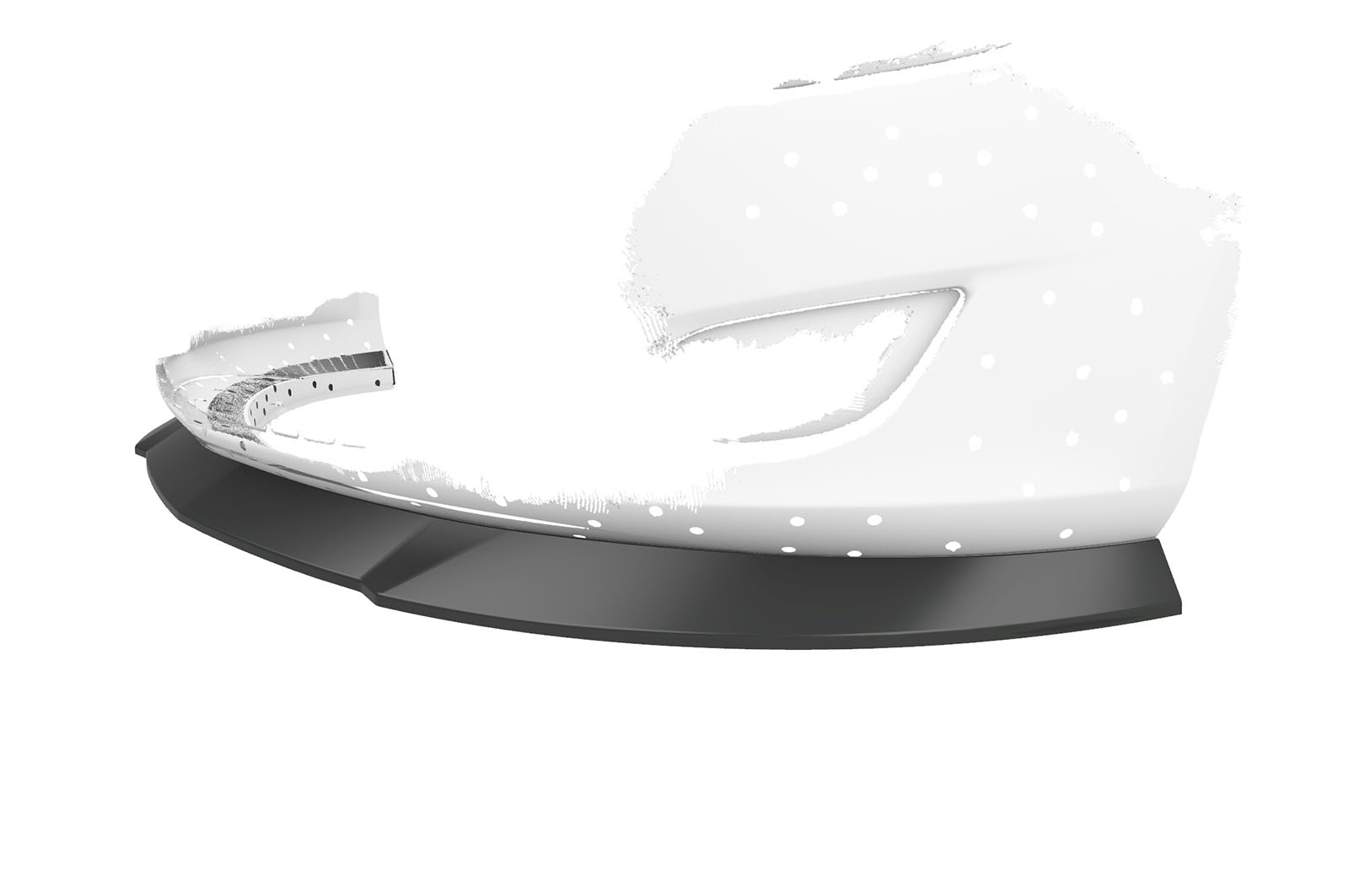 Lame de parechoc avant pour Opel Astra J sauf OPC (2009-09/2012) - Fabriqué en ABS (6 finitions au choix)