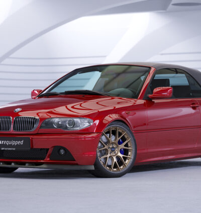 Lame de parechoc avant pour BMW Série 3 E46 coupé / cabriolet (facelift) (03/2003-09/2006) - Fabriqué en ABS (6 finitions au choix)