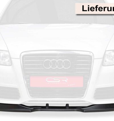 Lame de parechoc avant pour Audi A6 4F S-Line (9/2008-2011) - Fabriqué en ABS (6 finitions au choix)