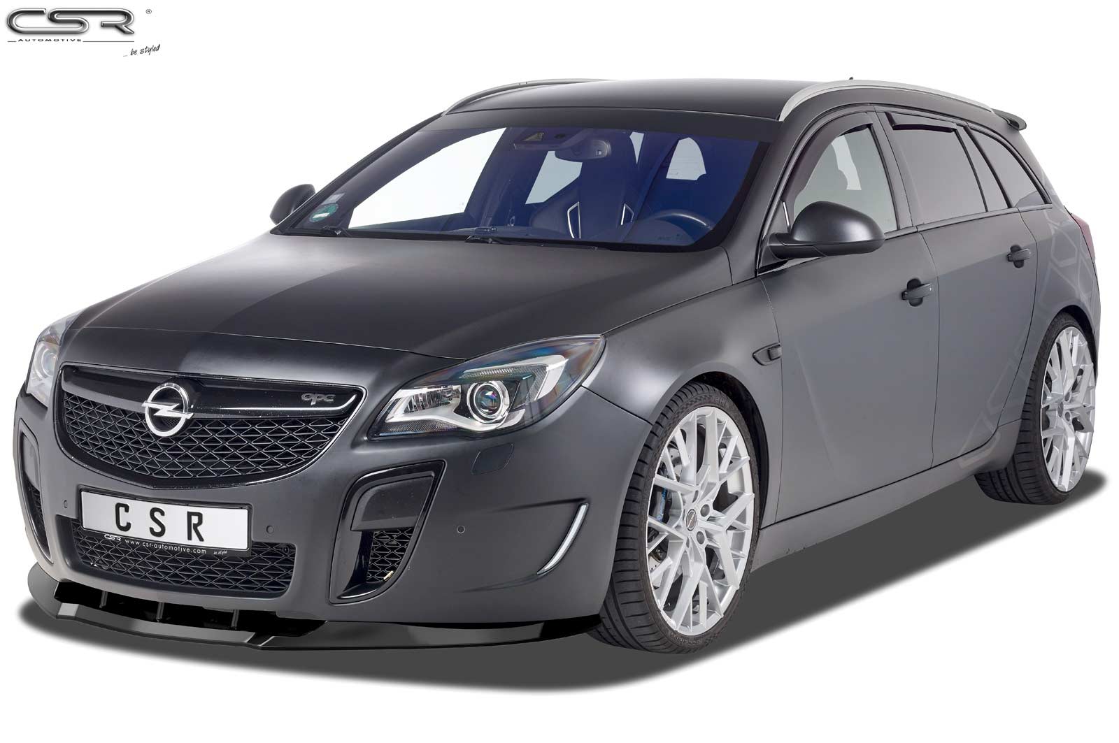 Lame de parechoc avant pour Opel Insignia A OPC (07/2009-2017) - Fabriqué en ABS (6 finitions au choix)