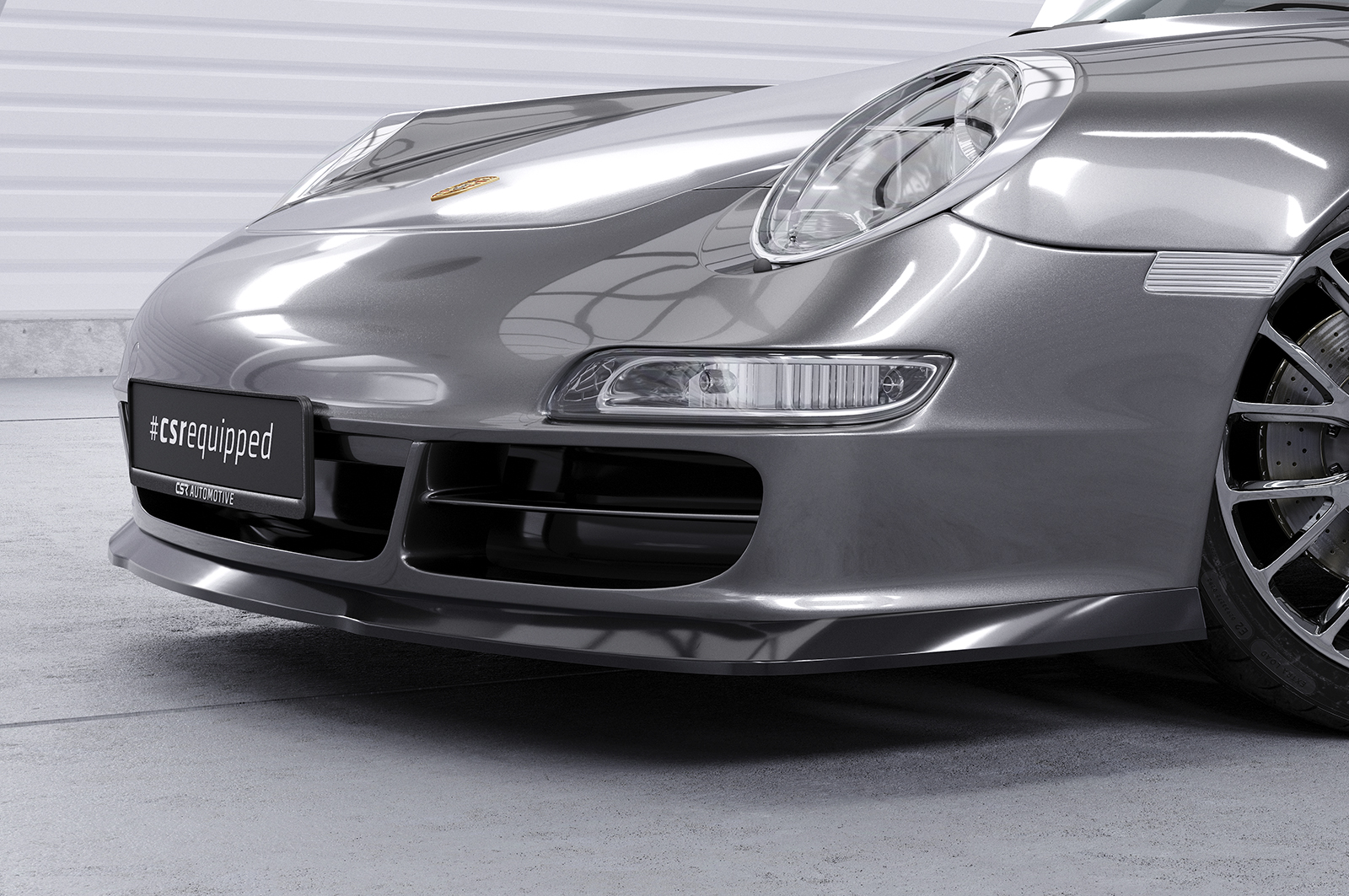 Lame de parechoc avant pour Porsche 911 / 997 Carrera / Carrera S / Carrera 4S / Carrera 4 / Targa 4 / Targa 4S (préfacelift) (2004-07/2008) - Fabriqué en ABS (6 finitions au choix)
