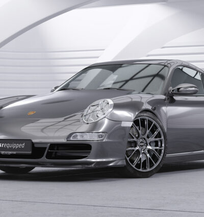 Lame de parechoc avant pour Porsche 911 / 997 Carrera / Carrera S / Carrera 4S / Carrera 4 / Targa 4 / Targa 4S (préfacelift) (2004-07/2008) - Fabriqué en ABS (6 finitions au choix)