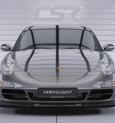 Lame de parechoc avant pour Porsche 911 / 997 Carrera / Carrera S / Carrera 4S / Carrera 4 / Targa 4 / Targa 4S (préfacelift) (2004-07/2008) - Fabriqué en ABS (6 finitions au choix)