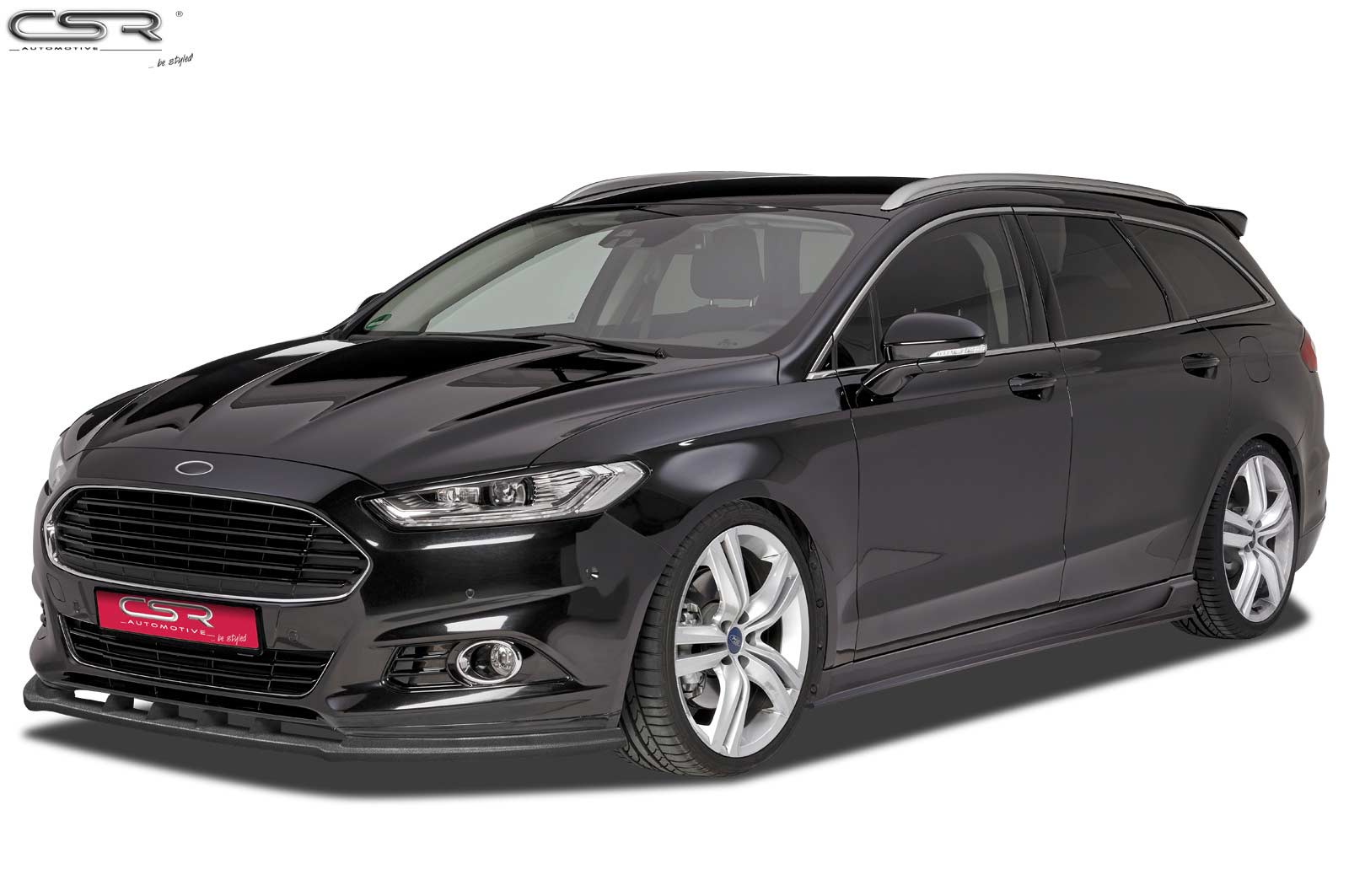 Lame de parechoc avant pour Ford Mondeo MK5 toutes carrosseries (depuis 2014) - Fabriqué en ABS (6 finitions au choix)