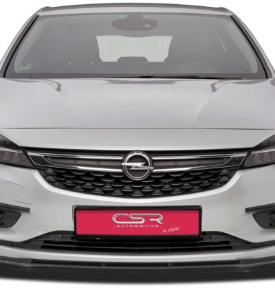 Lame de parechoc avant pour Opel Astra K hatchback / Sportstourer (préfacelift) (2015-2019) - Fabriqué en ABS (6 finitions au choix)