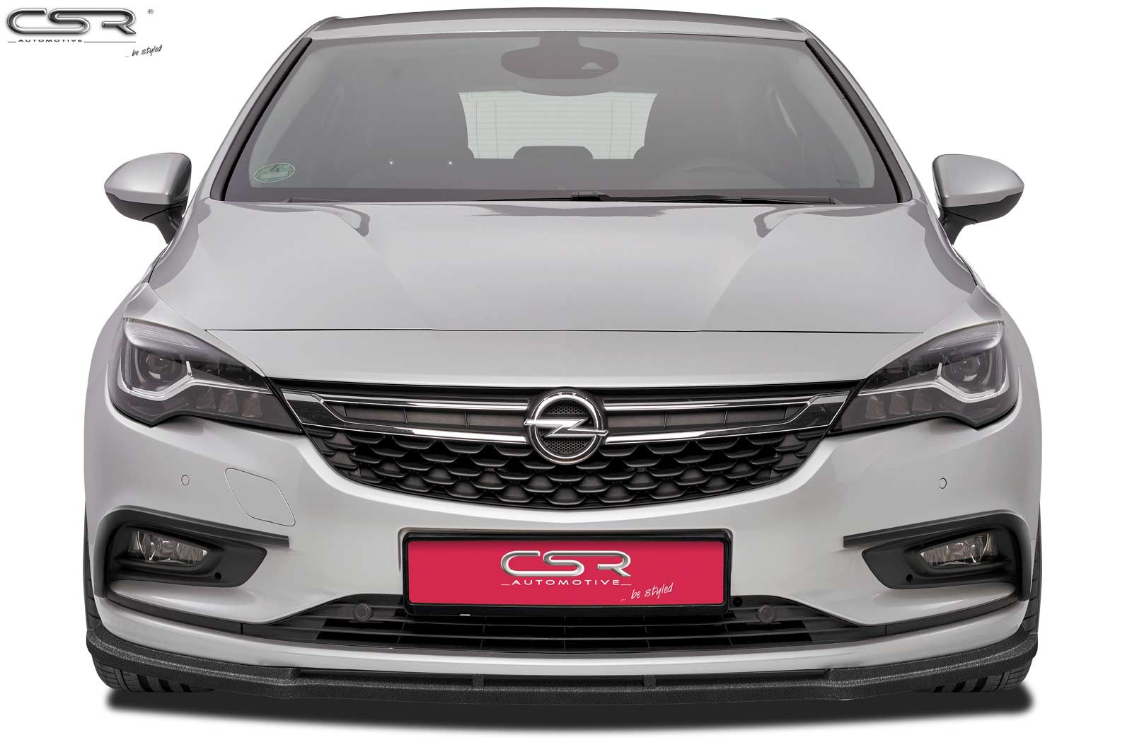 Lame de parechoc avant pour Opel Astra K hatchback / Sportstourer (préfacelift) (2015-2019) - Fabriqué en ABS (6 finitions au choix)