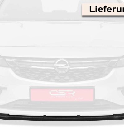 Lame de parechoc avant pour Opel Astra K hatchback / Sportstourer (préfacelift) (2015-2019) - Fabriqué en ABS (6 finitions au choix)