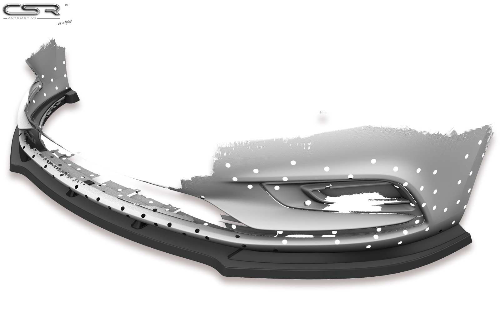 Lame de parechoc avant pour Opel Astra K hatchback / Sportstourer (préfacelift) (2015-2019) - Fabriqué en ABS (6 finitions au choix)